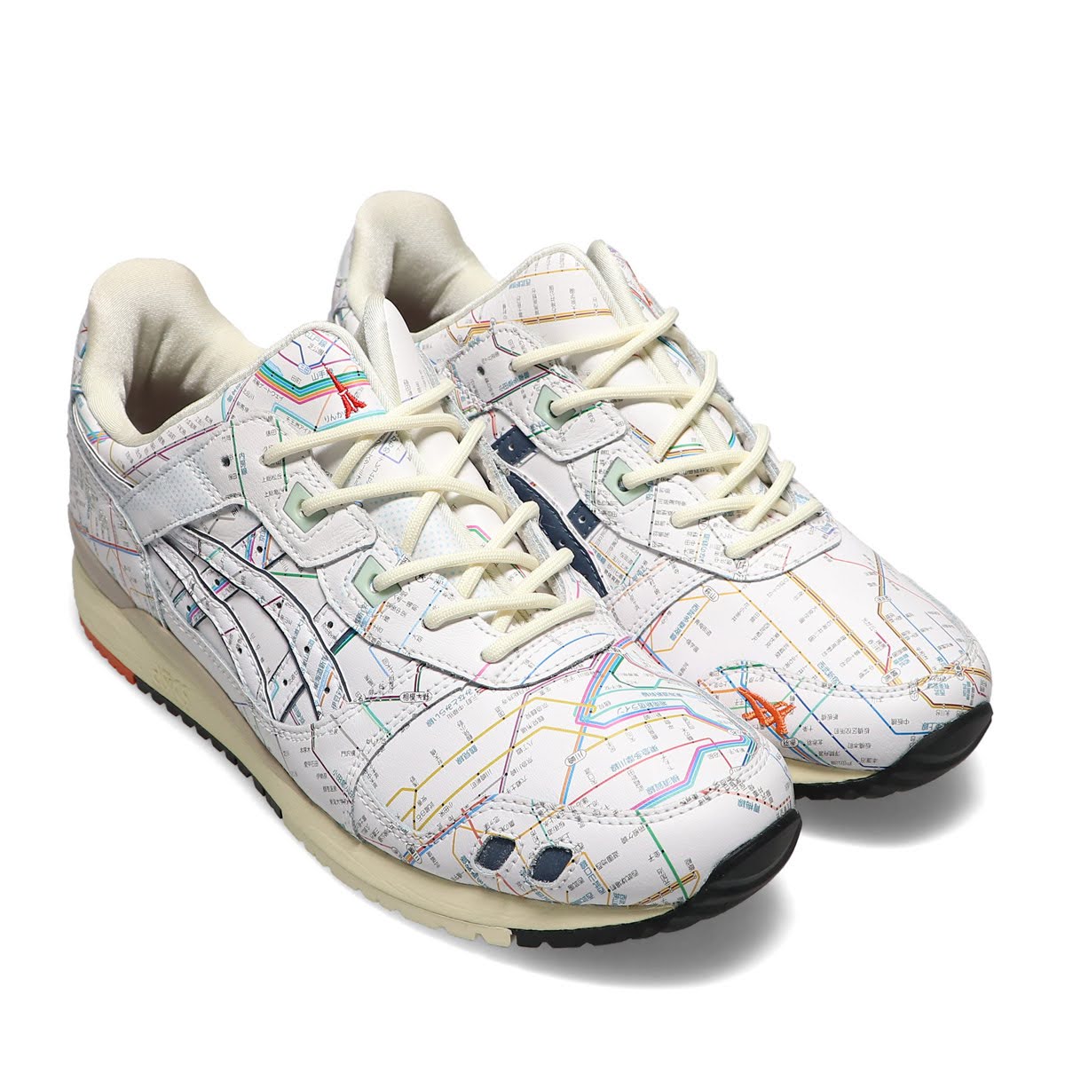 新品 ASICS GEL LYTE III OG 白 ベージュ 27.5cm-