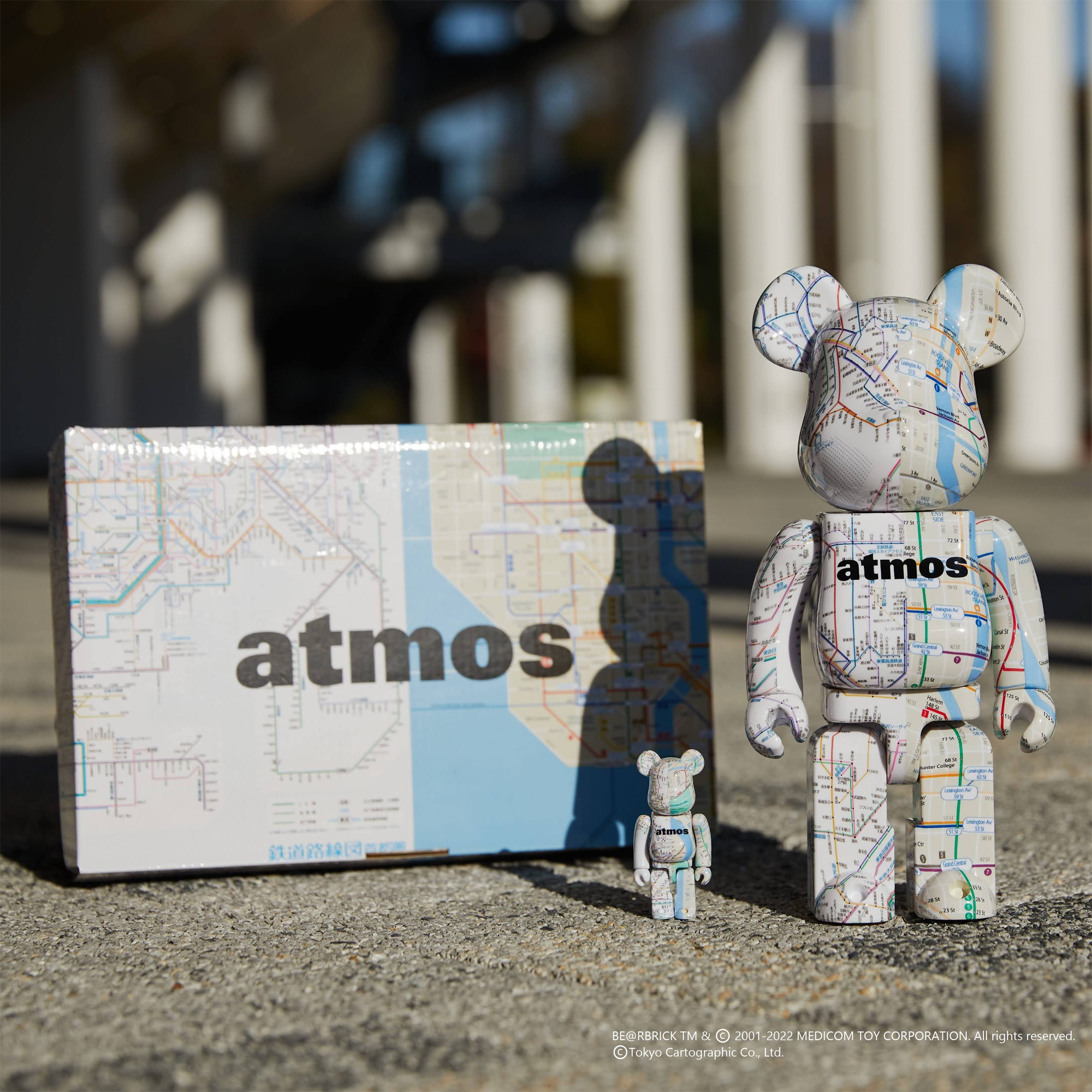 BE@RBRICK ベアブリック atmos SUBWAY 100 400地下鉄 www