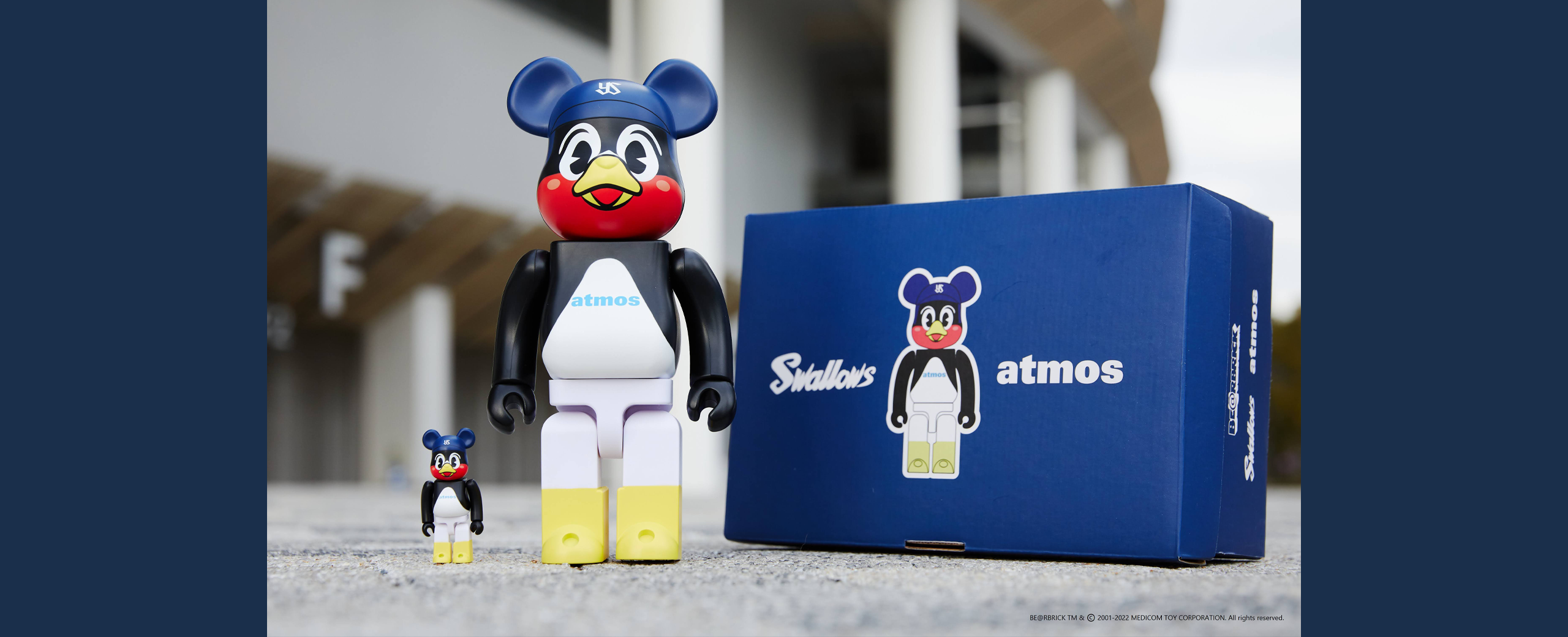 BE@RBRICK atmos × Tokyo Yakult Swallows