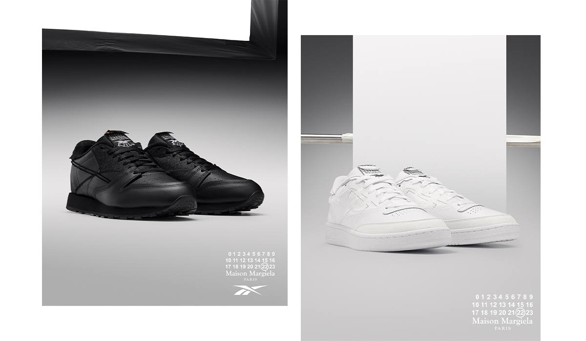 【Maison Margiela】×Reebok フラット レースアップスニーカー 